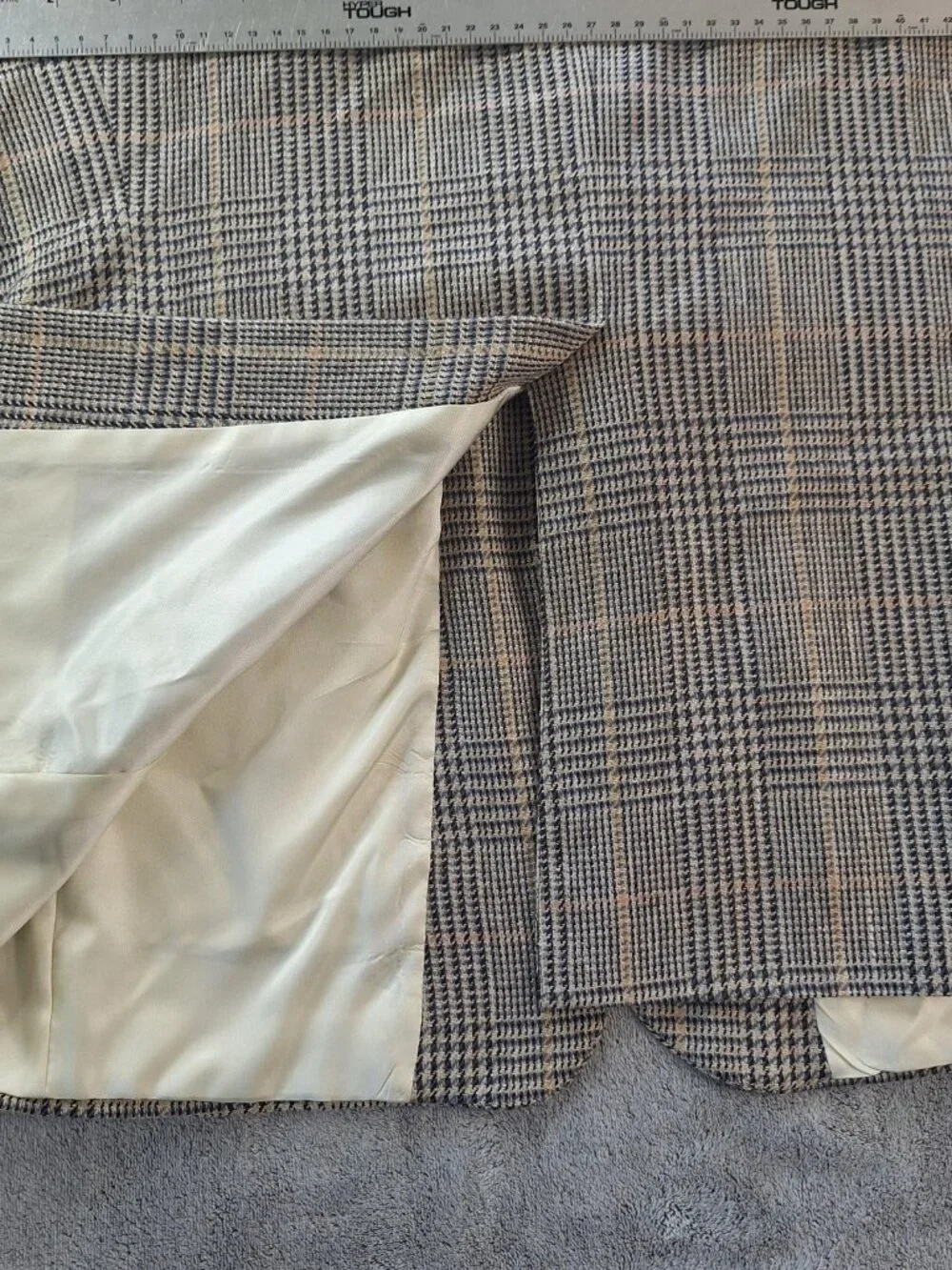 Vintage Polo Ralph Lauren Blazer Mens 44 Glen Plaid Wool Sport Coat USA 90s